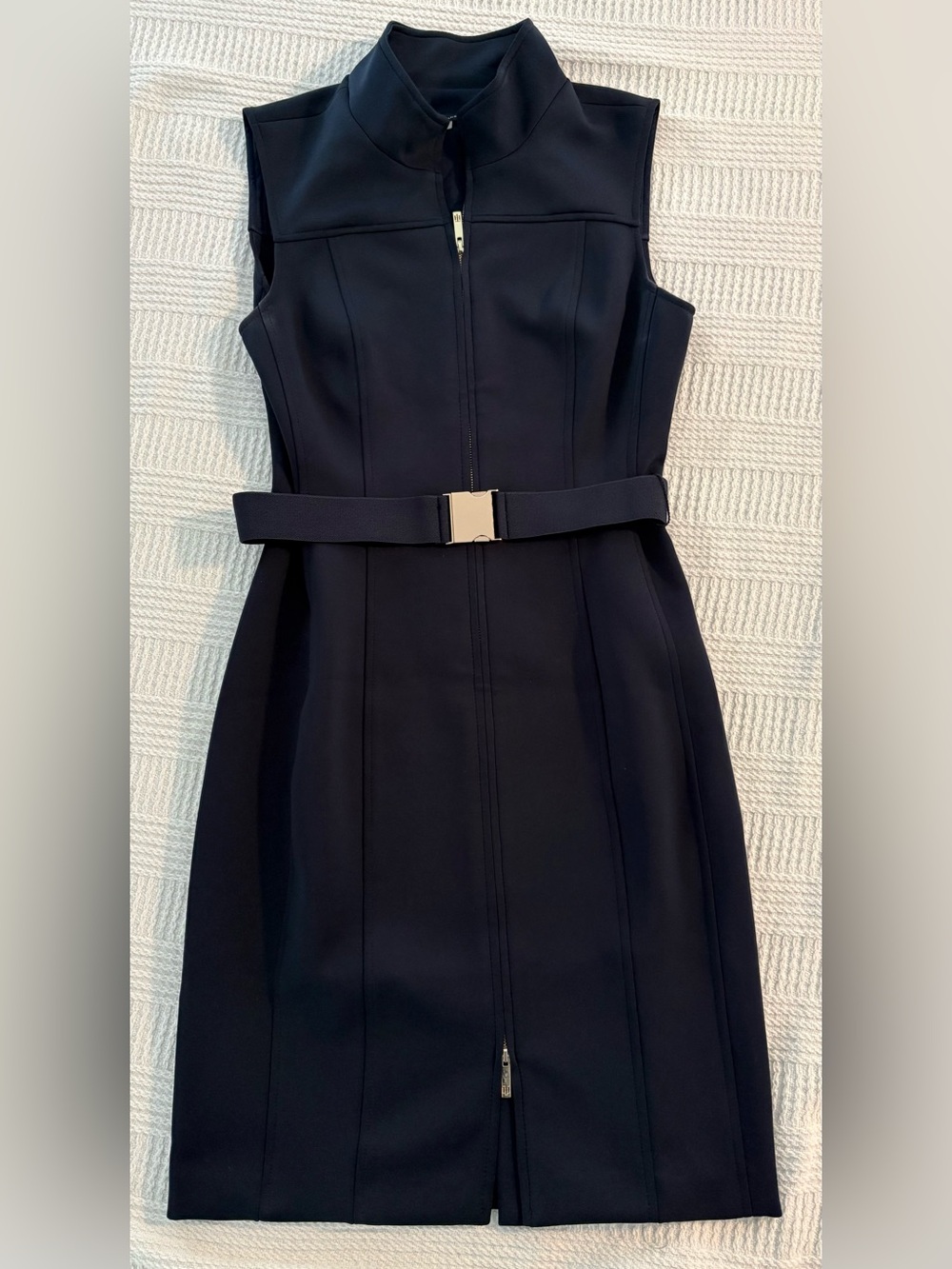 Tommy Hilfiger sleeveless Navy Dress with Belt